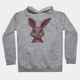 Cute Hare Drawing Hoodie